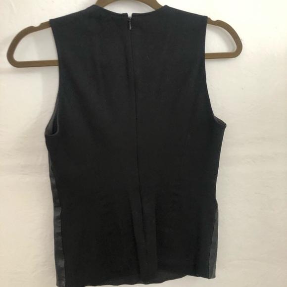 Theory Lambskin Leather Top - Picture 5 of 8